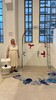 Carolina Hindsjö inför sin performance av The Angel was in two places at the same time.